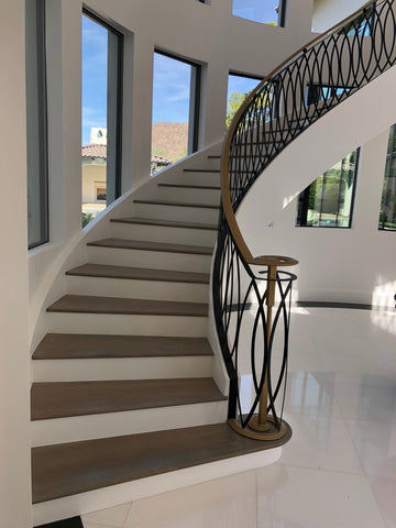 Stair flooring project by Master of Wood Floors
