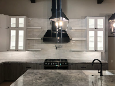 Tile floor installation detail